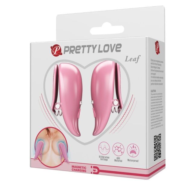 PRETTY LOVE - PINÇAS VIBRANTES DE FOLHA ROSA - Image 8