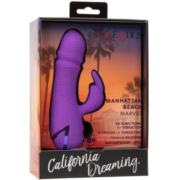 CALEXOTICS - MANHATTAN BEACH MARVEL VIBRADOR COELHO ROXO POR CALIFORNIA DREAMING - Image 10