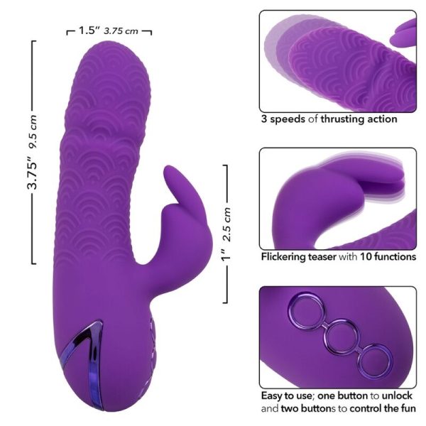 CALEXOTICS - MANHATTAN BEACH MARVEL VIBRADOR COELHO ROXO POR CALIFORNIA DREAMING - Image 8