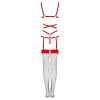 LIVCO CORSETTI FASHION - THIARA LC 20213 CONJUNTO CORPO + MEIAS VERMELHAS - Image 7