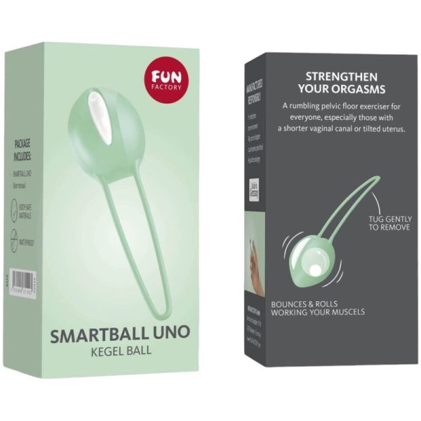 FUN FACTORY - SMARTBALL UNO PELVIC BALL BRANCO / PISTACHIO VERDE - Image 4