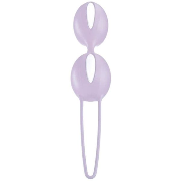 FUN FACTORY -  SMARTBALLS DUO BOLAS PÉLVICAS BRANCO / ROXO PASTEL - Image 2