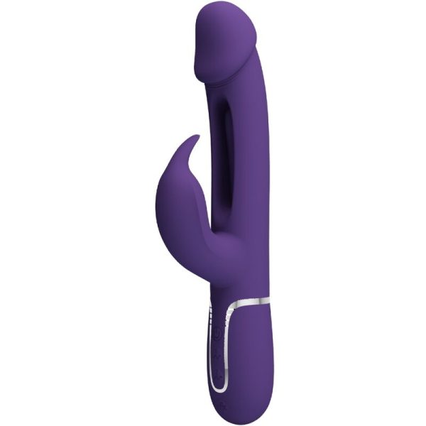 PRETTY LOVE - VIBRADOR COELHO DEJON 3 EM 1 MULTIFUNO AQUA VERDE - Image 2
