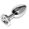 METALHARD ANAL PLUG DIAMOND CLEAR PEQUENO 5,71cm - Image 2