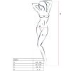 PASSION WOMAN BS013 BODYSTOCKING RED ONE SIZE - Image 2