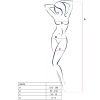 PASSION WOMAN BS024 BODYSTOCKING BLACK ONE SIZE - Image 3
