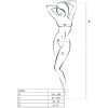 PASSION WOMAN BS032 BODYSTOCKING BLACK ONE SIZE - Image 3