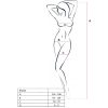 PASSION WOMAN BS034 BODYSTOCKING BLACK ONE SIZE - Image 3
