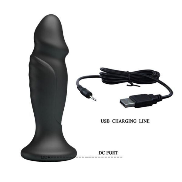 MR PLAY - PLUG ANAL COM CONTROLE REMOTO VIBRAO PRETO - Image 8