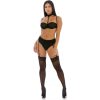 JUEGO DE LENCERIA ON THE PROWL CHOKER NEGRO - Image 3