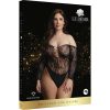LE DESIR WONDER RHINESTONE BODYSUIT - NEGRO - Image 3