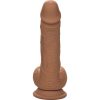 PENE DE SILICONA DE DOBLE DENSIDAD 21,5CM - MARRON - Image 3