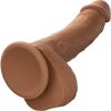 PENE DE SILICONA DE DOBLE DENSIDAD 21,5CM - MARRON - Image 7