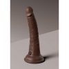 7 INCH 2 DENSITY VIBE COCK - MARRÓN - Image 4