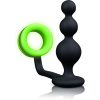 OUCH! - ANILLO PARA EL PENE CON PLUG ANAL - GLOW IN THE DARK - Image 4