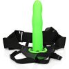 OUCH-STRAP-ON HUECO CURVADO - 8 / 20 CM - BRILLA EN LA OSCURIDAD - Image 5
