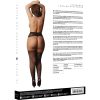 LE DESIR SUSPENDER LEOPARD PANTYHOSE - BLACK - OSX - Image 4