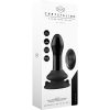 PLUGGY - GLASS VIBRATOR - WITH SUCTION CUP AND REMOTE - RECARGABLE - 10 VELOCIDADES - NEGRO - Image 2