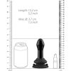 PLUGGY - GLASS VIBRATOR - WITH SUCTION CUP AND REMOTE - RECARGABLE - 10 VELOCIDADES - NEGRO - Image 5