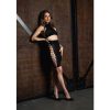LE DÉSIR- SHADE- KALA XXXVII - DOS PIEZAS CON CUELLO ALTO, CROP TOP Y FALDA - TALLA ÚNICA - Image 10