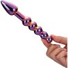 GLAMOUR GLASS RIDGED ANAL DILDO - Image 4