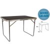 MESA ACERO COLOR BLANCO, GRIS Y MADERA 70X50X60 CM - Image 2