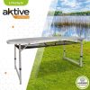 MESA DE CAMPING PLEGABLE ALUMINIO + MADERA 149X80X59/66/71.5CM - Image 5