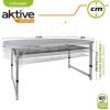 MESA DE CAMPING PLEGABLE ALUMINIO + MADERA 149X80X59/66/71.5CM - Image 6