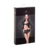 CHAQUETA EFECTO MOJADO CON PLIEGUES - NEGRO - Image 3