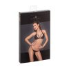 CONJUNTO SUJETADOR Y TANGA RECUADROS - NEGRO - Image 3