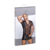CAMISETA PVC CON TRANSPARENCIAS - NEGRO - Image 3