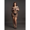 LE DESIR VESTIDO MINIFALDA DE MALLA DE MANGA CORTA - NEGRO - Image 7