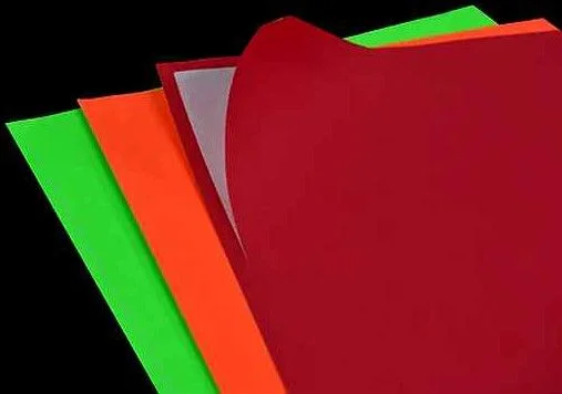 0.2mm-0.5mm Adhesive Red Steel Paper