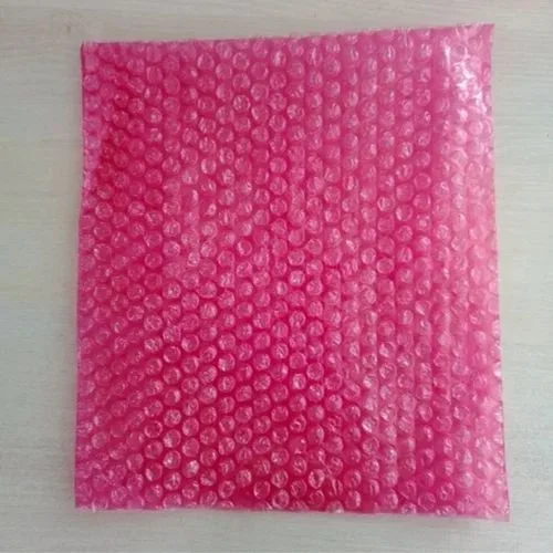 Inflatable packaging bag for LED