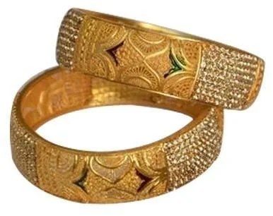 Lookalike Brass Oxidised Silver Plain Bangle