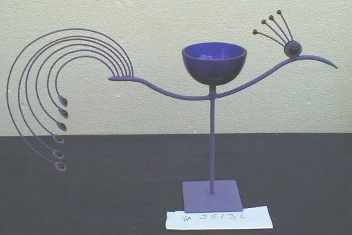 Blue Sodalite Candle Holder Irregular Stand