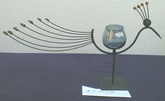 Amethyst Gemstone Candle Holder Stand