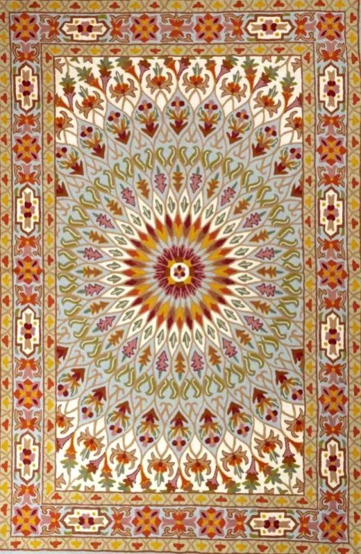 Chain stitch rugs
