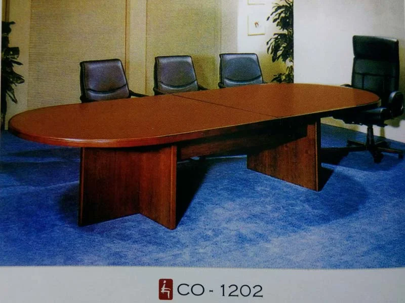 Office conference table solid wood reception set