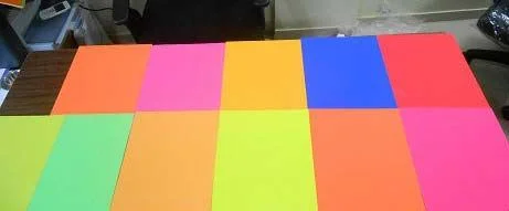 Fluorescent Paper Color