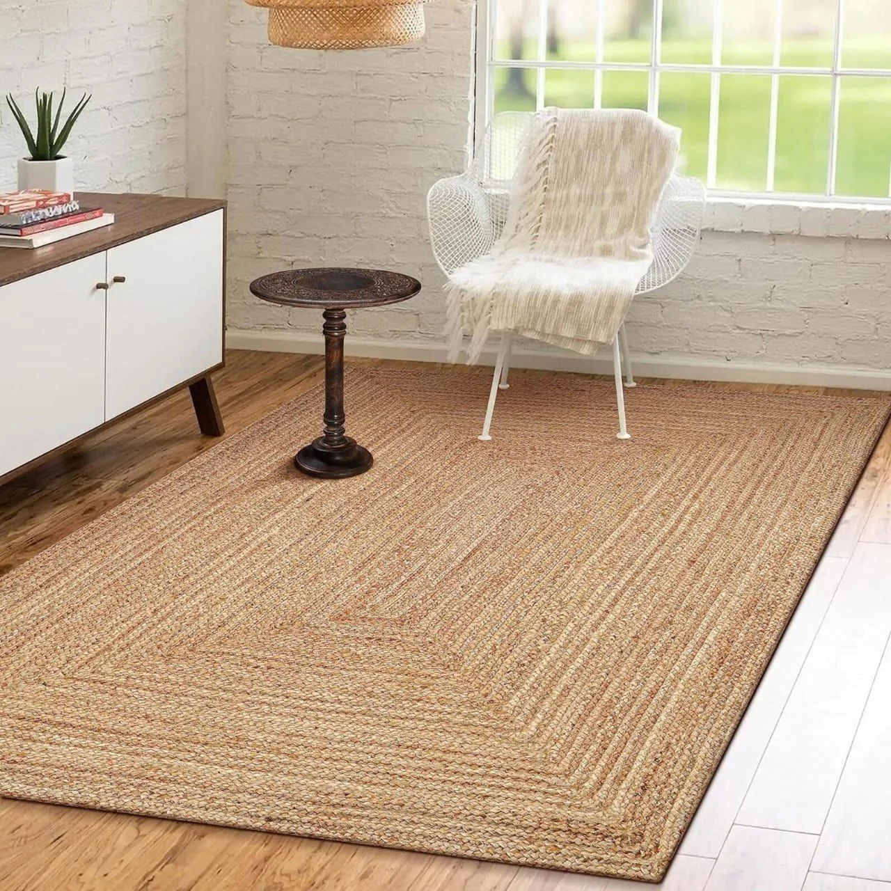 ECO Crave Braided Sunshine Jute Rug 9x12 FT