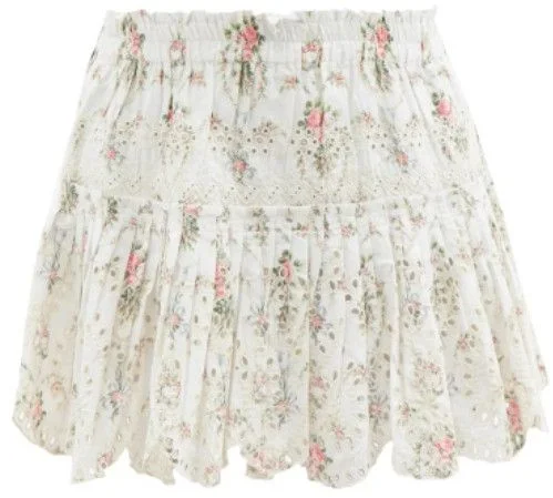 Miss's Woven Skirts With Bows