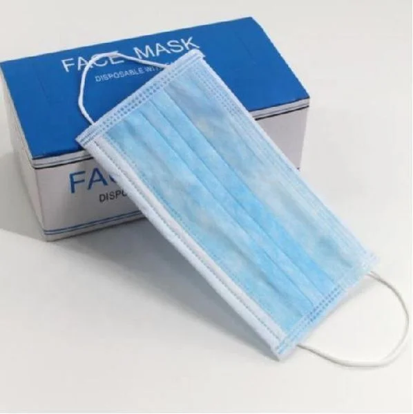 Face Dust Mask Earloop Medical Surgical Mask 3-ply Disposable Face Mask