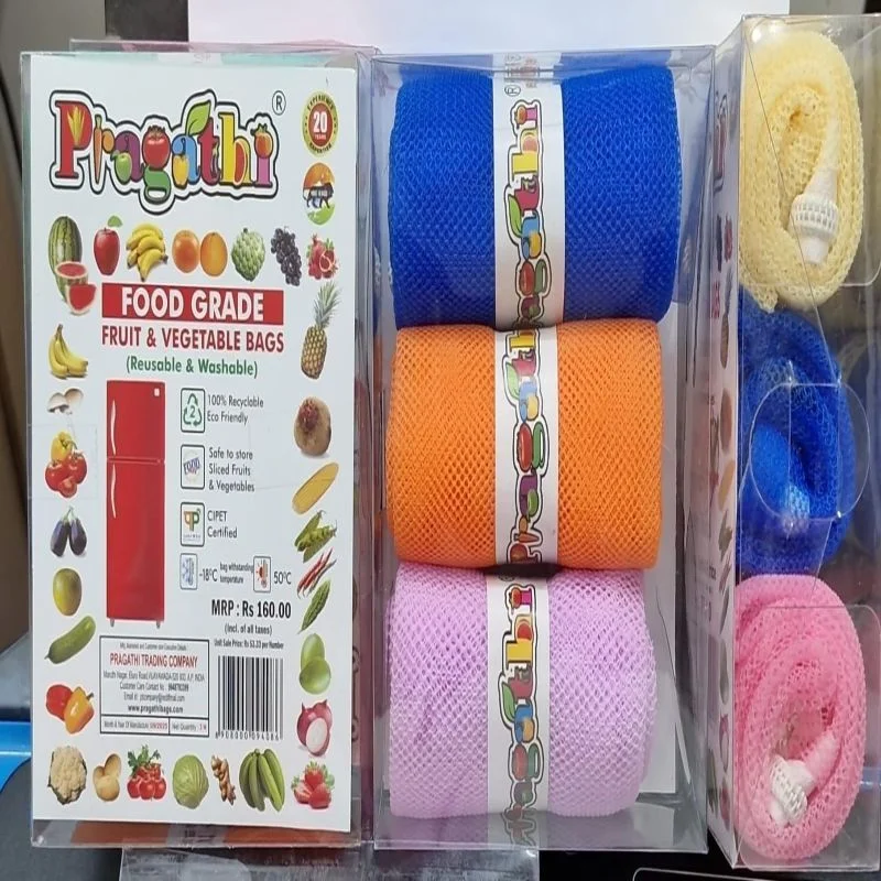 Leno Onion Garlic Packing Plastic Mesh Bags