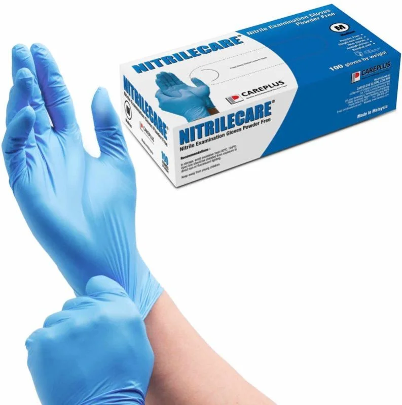 Powdered Nitrile Examination Gloves