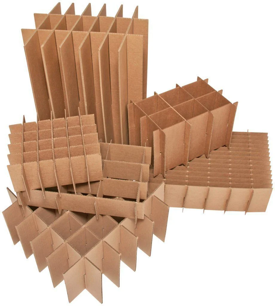 Cardboard dividers wine divider box partition