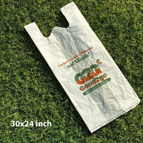 HM Natural Plastic Carry Bag