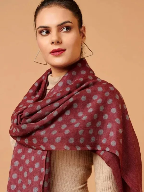 100% Fine Wool Jamawar Shawl