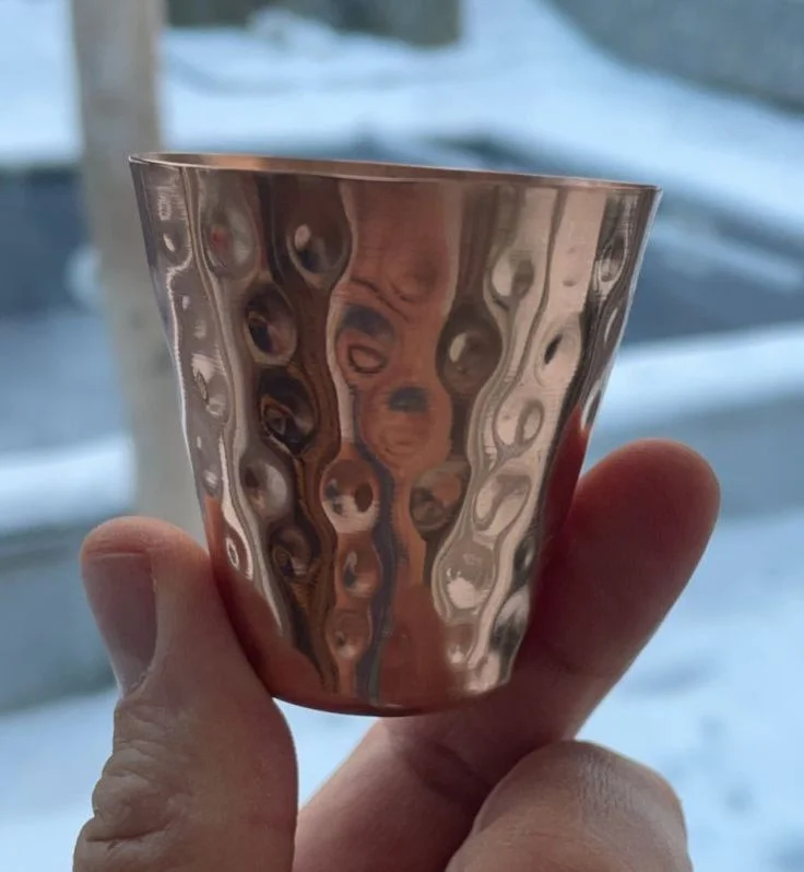 Crystal Black Shot Glass