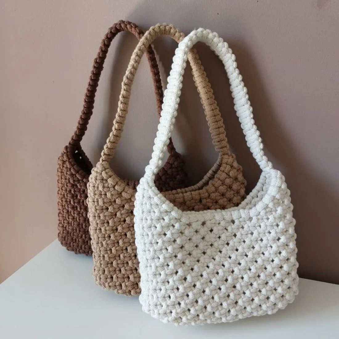 Cow Suede Leather Shoulder Hobo Bag for Women